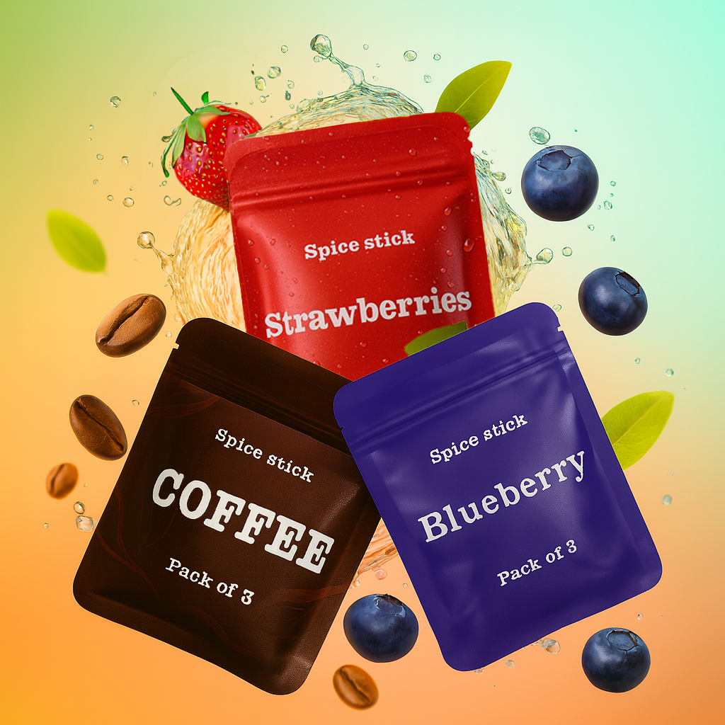 3er Set (Kaffee, Erdbeere, Blaubeere)