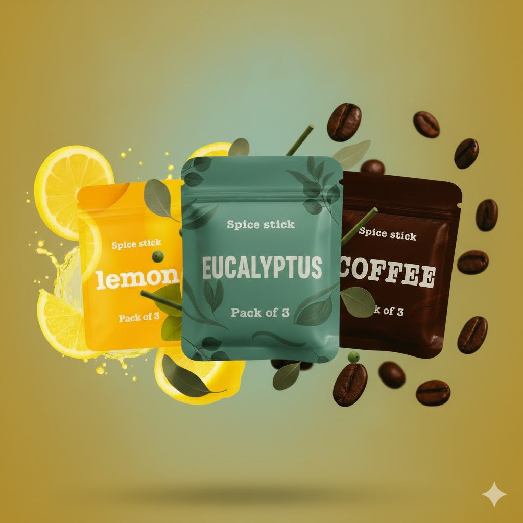 3er Set (Kaffee, Zitrone, Eukalyptus)