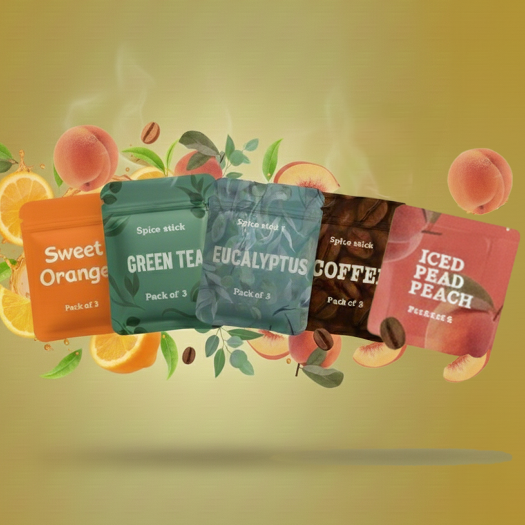 5er Set (Sweet Orange, Green Tea, Kaffee, Eukalyptus, Iced Peach)