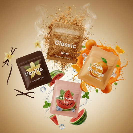 4er Set (Classic, Vanille, Orange, Wassermelone)
